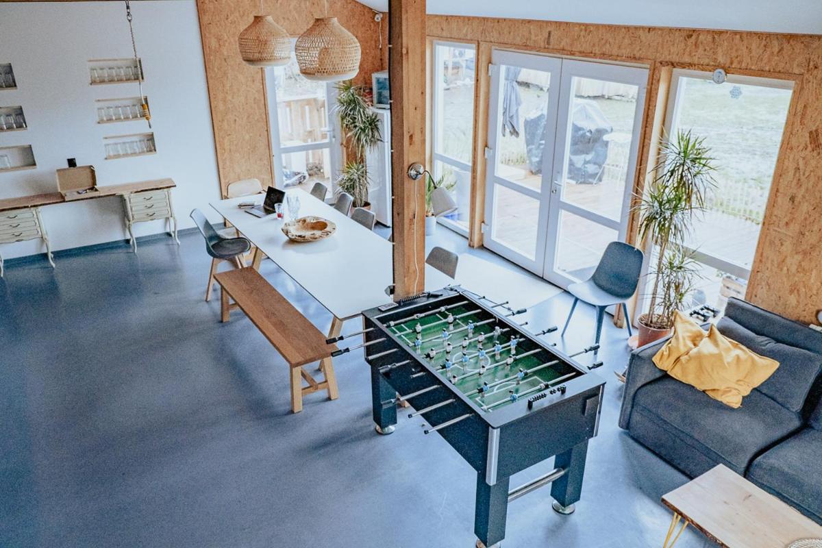 Hostel Oder Ferienwohnung 1-16 Personen Im Blauen Haus Fehmarn Bagian luar foto